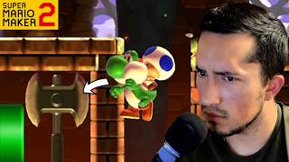 How do I get to the AXE! | Super Mario Maker 2