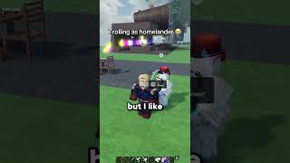 Trolling as homelander #troll #roblox