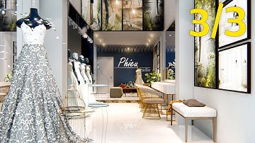 LUMION 8 RENDERING TUTORIALS #24 BOUTIQUE 3/3 (Normal Speed )