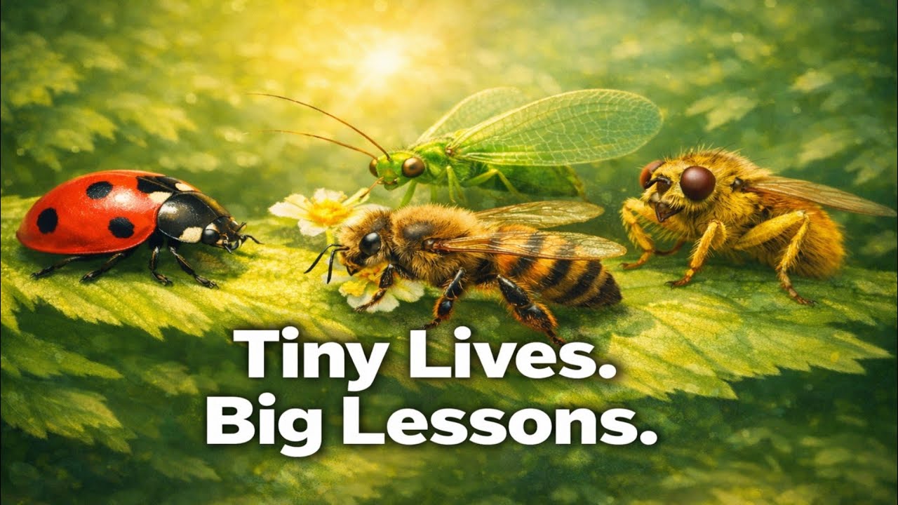 Silent Lives of Insects | Tiny Creatures Teaching Big Life Lessons.
