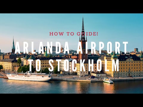 Como chegar do Aeroporto Arlanda de Estocolmo de comboio