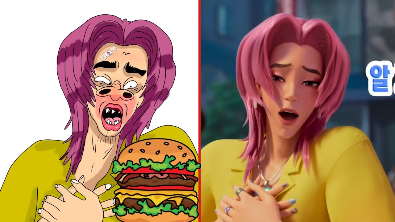 Soda Pop X Your Idol - KPop Demon Hunters Funny Drawing Meme | part: 2