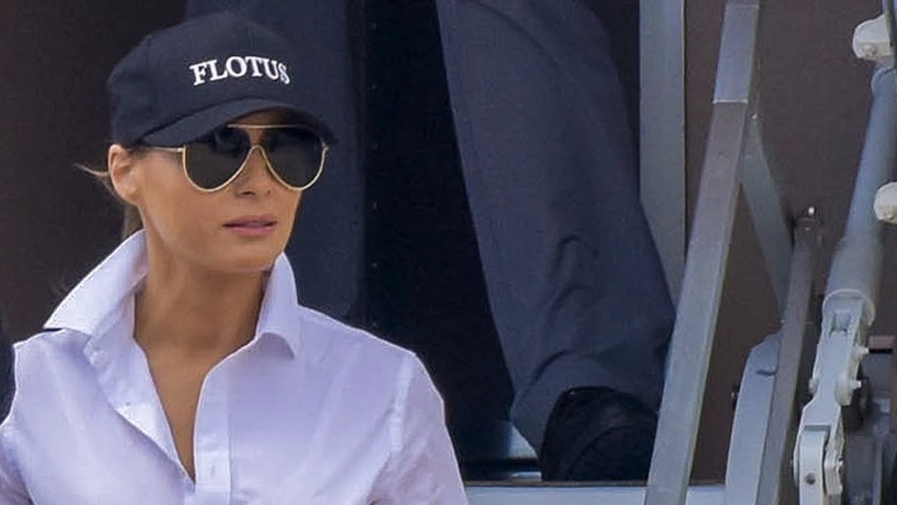 First lady Melania Trump holds an event