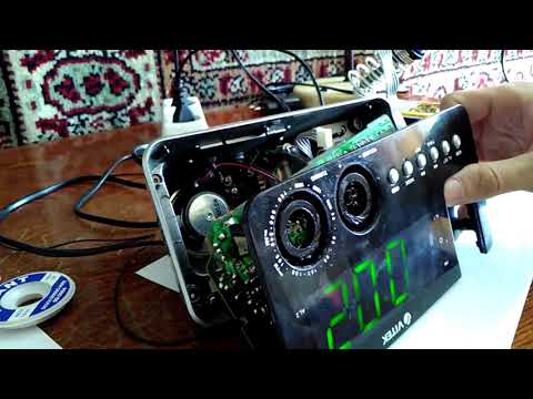 Ремонт радиобудильника Vitek VT-3514