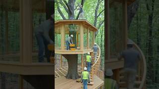 Building a Dream Home Around a Tree in the Mountains | Stunning Design! #usa #usaforyou#luxaryhomes