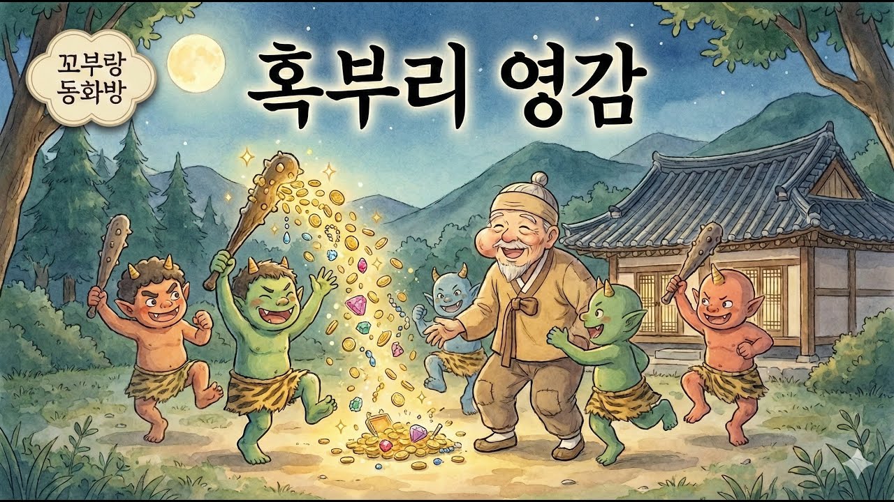 #13 혹부리 영감 [전래동화] 어른과 아이 모두를 위한 따뜻한 옛날이야기 | 수면동화 🌙