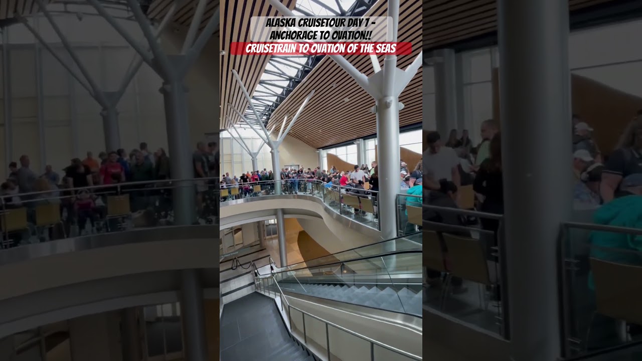 Alaska Cruisetour Day 7 - Anchorage to Ovation! | Royal Caribbean #cruisetour