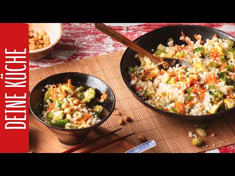 Low Carb Blumenkohl Reis mit Brokkoli | REWE Deine Küche. 