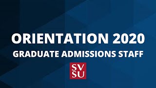 2020 Orientation
