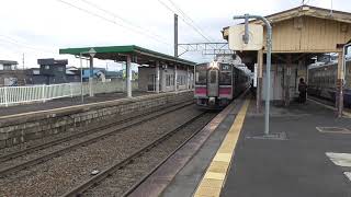 JR川部駅　奥羽本線 青森行き到着【701系・641M】　2020.04.09