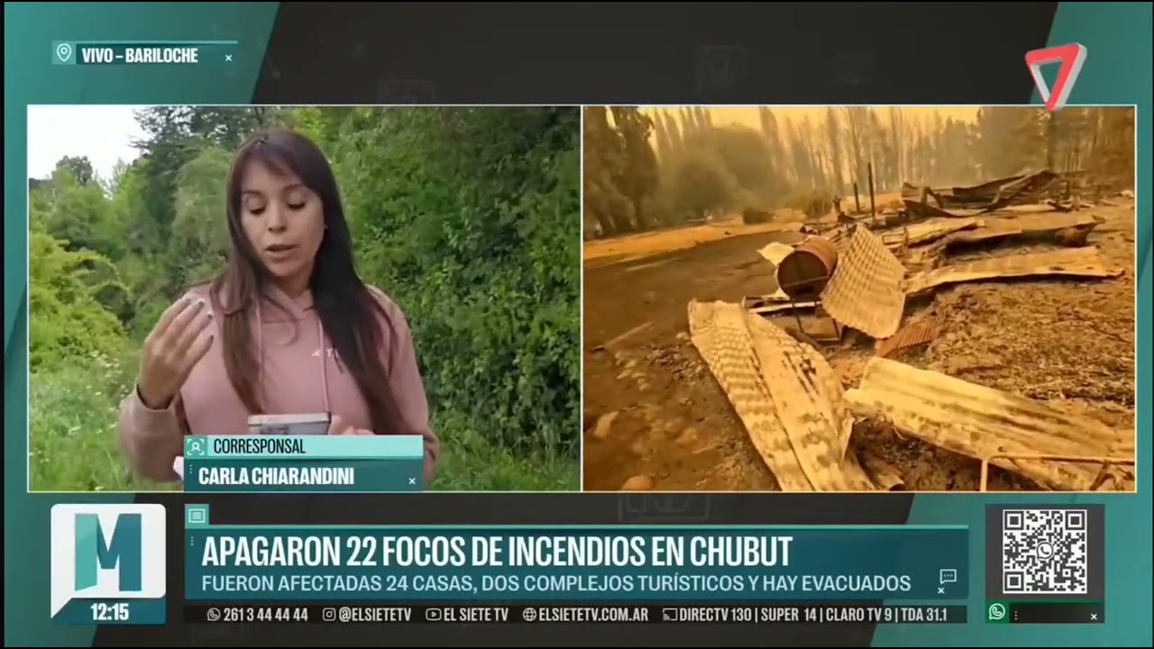 Cobertura incendio Epuyen 