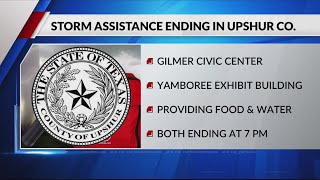 UPDATE: Upshur County resources winding down following severe storm damage