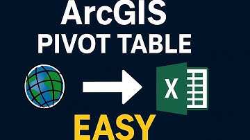 ArcGIS to Excel: Pivot Table Data Export! (አማርኛ)