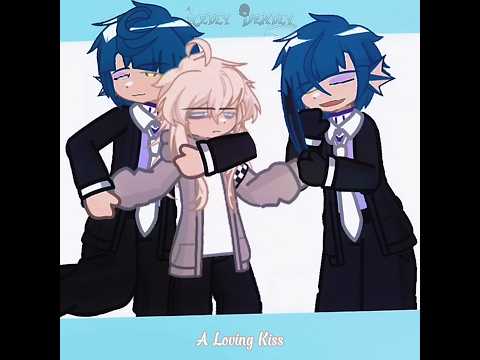A Loving Kiss (Three Way Kiss)||TWST||FloydxNeoxJade||GL2 #gacha #gachaclub #gachatrend #fyp