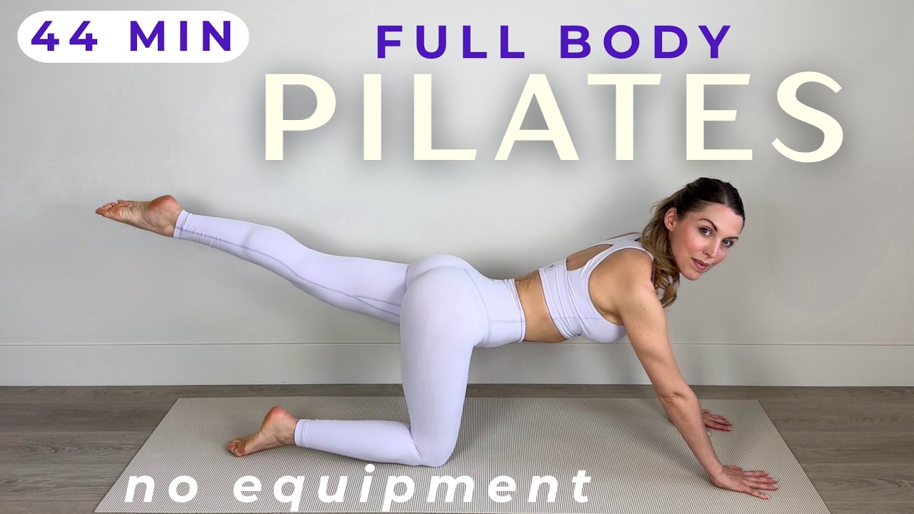 44 Min Full Body Pilates Burn | No Equipment, Fat Loss & Strength