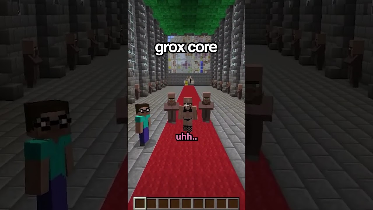 GROX COREE #minecraftmemes
