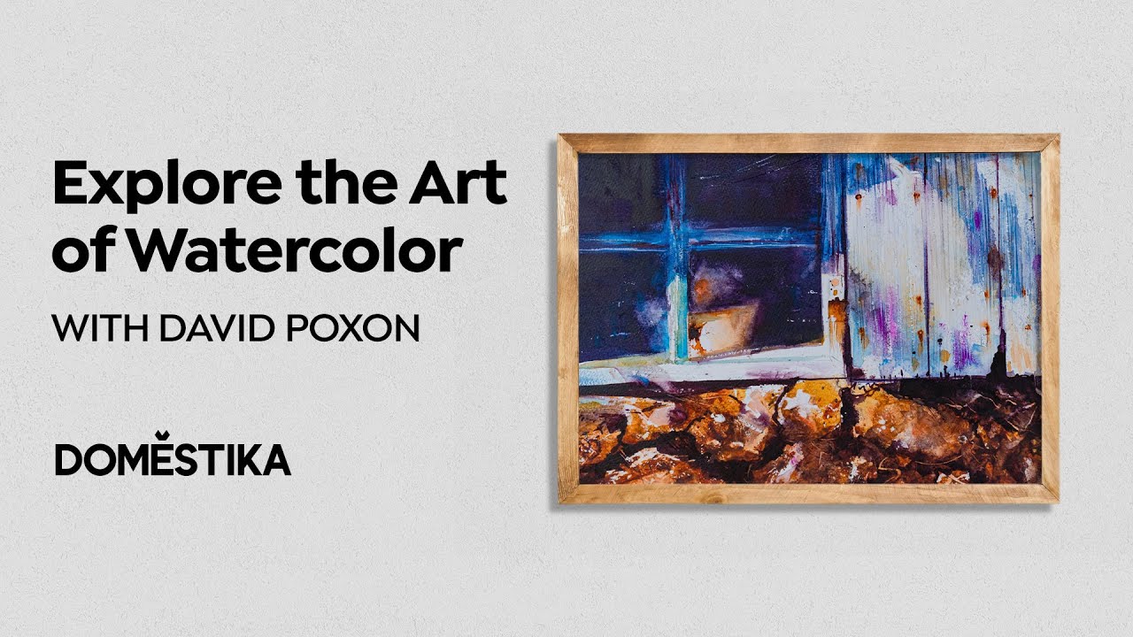 The ART of WATERCOLOR: How to PAINT Shadows and Textures - Course by David Poxon | Domestika English