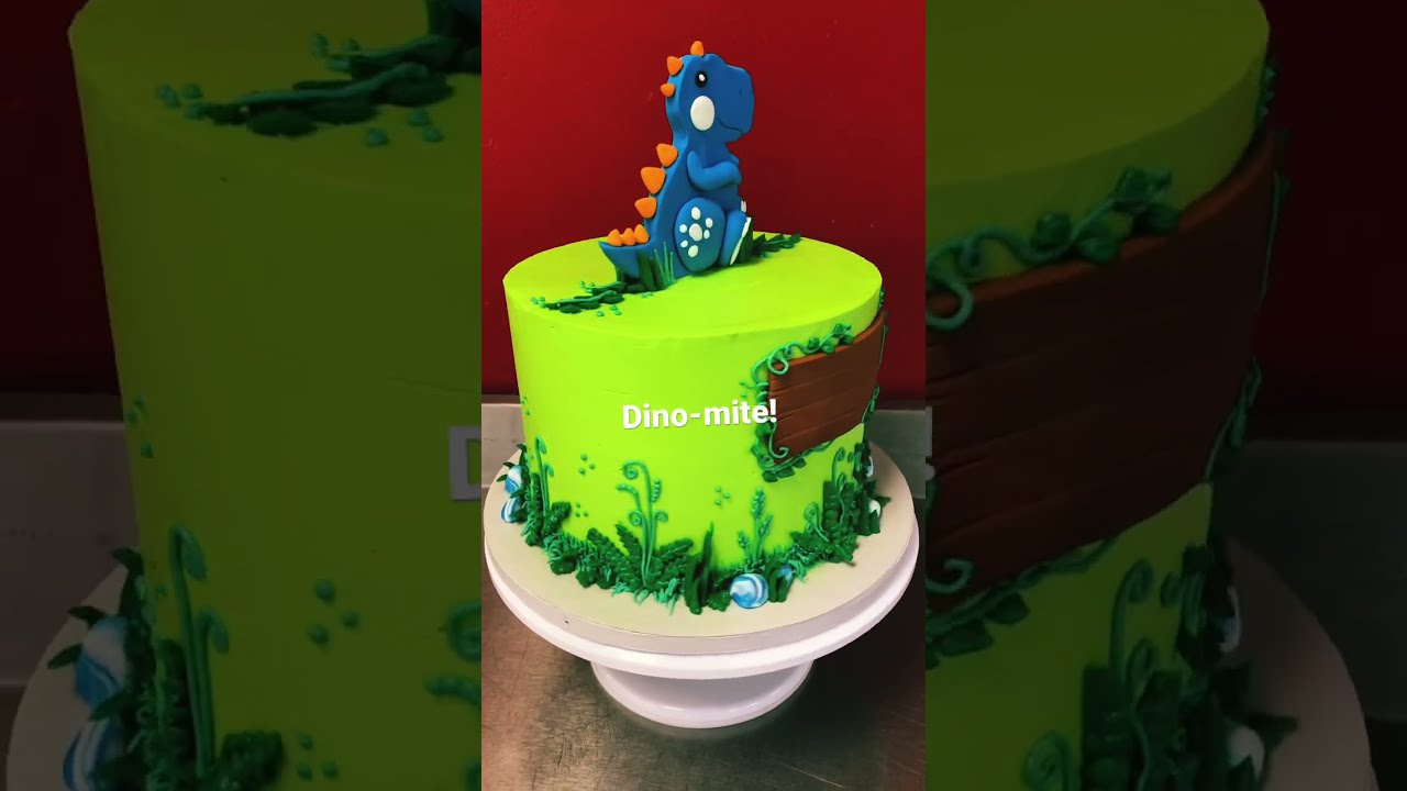 Custom Dinosaur Cake Shorts