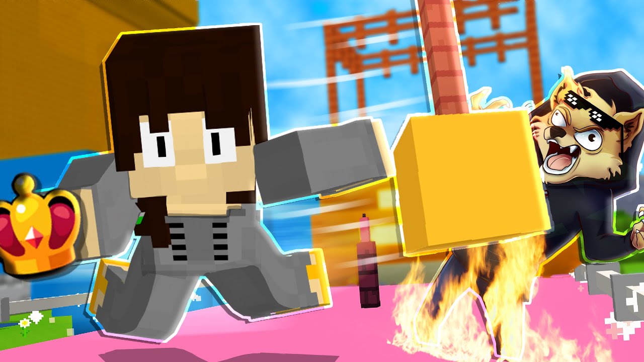 HO COSTRETTO @PoggoDoggo e @La Sedia a 2 Gambe A GIOCARE A STUMBLE GUYS SU MINECRAFT!