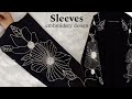 Sleeve Embroidery 😍 Trending Outfit Design | Beads work | 2025