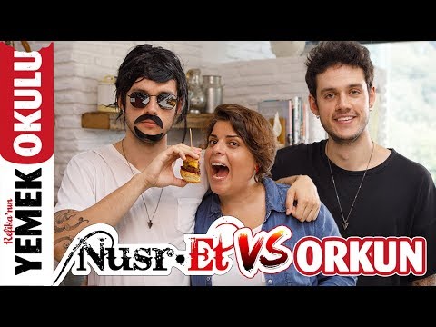 Orkun Işıtmak ile Nusret Burger (Challenge) Meydan Okuması | Evde Nusret Burger Tarifi