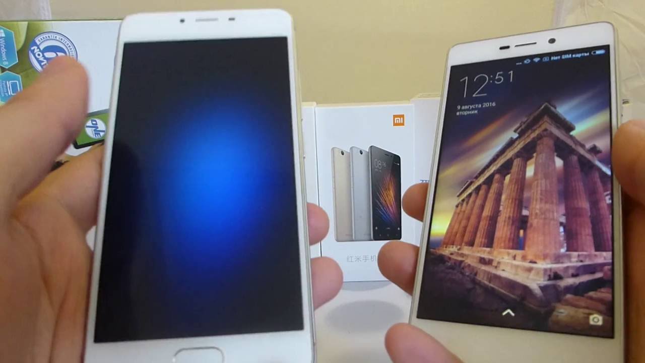 Сравнения xiaomi redmi 3