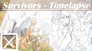Don't Starve Together - Survivors Drawing Timelapse