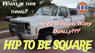 Narrow Body Dually or nah??? 1978 Chevy K-20 mystery machine.... by Grease Belly Garage 664 views 5 months ago 13 minutes, 14 seconds