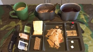 MRE Ration Review Menu 4: Vintage Omelet with Ham 1990