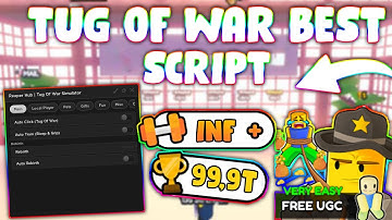 *NEW* Tug Of War Simulator Script (PASTEBIN 2023) (AUTOFARM, HATCH EGG, AUTO SPIN, EQUIP BEST)