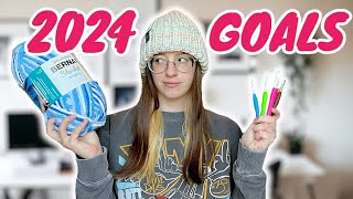 My Goals for 2024 | Crochet Vlog | PassioKnit Kelsie