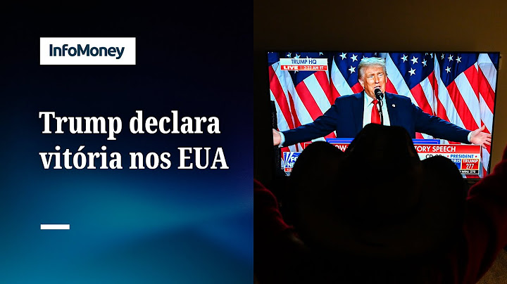 Trump declara vitória nos EUA