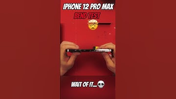 iPhone 12 Pro Max BEND TEST – UNBREAKABLE or TOTAL FAIL?! 💀🔥#shorts #viralvideo