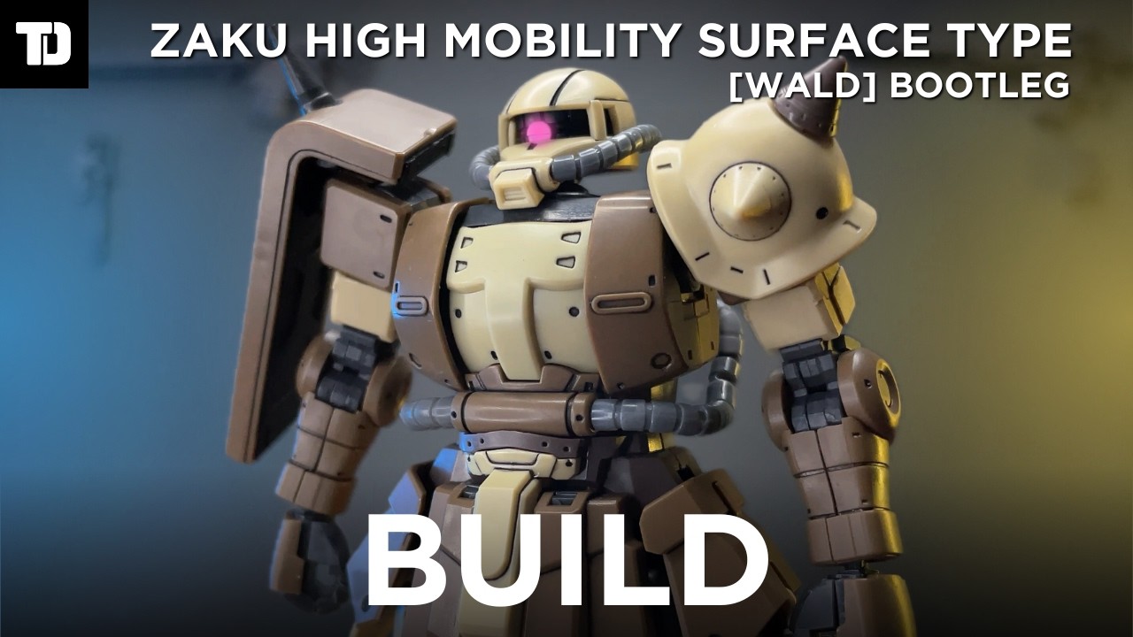 HG Zaku High Mobility Surface Type | Bootleg | SPEED BUILD| ASMR BUILD