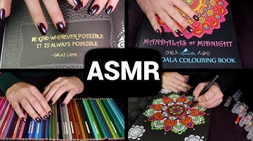 Relaxing 2 Hours Coloring In ASMR ✏️ No Talking, Gentle Unintelligible Whispers & Sleep Sounds
