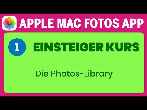 Apple Mac Fotos App Einsteigerkurs Teil 1: Die Photos-Library