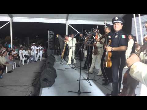 Mariachi de la Policia Federal y Sria. Marina