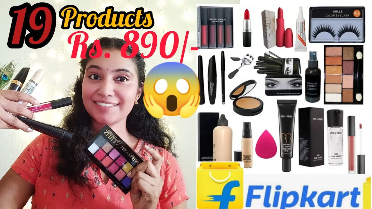 Cosmetic Combo Kit from Flipkart unboxing makeup kit Full review