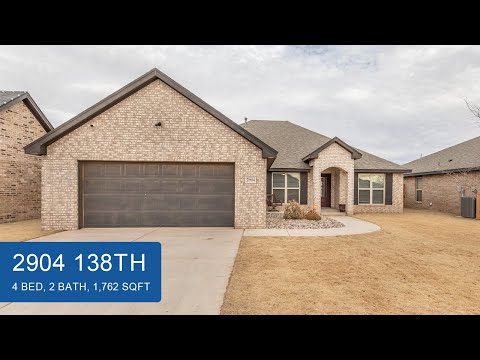 2904 138th St, Lubbock, TX home video tour