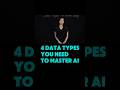 Four Data Types Form the Basis of AI