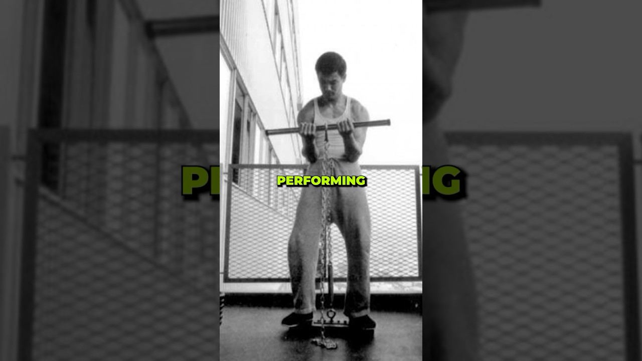 Why Bruce Lee pulled against chains to get more powerful… #workout #lifting #training