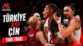 TÜRKİYE - ÇİN VNL YARI FİNAL | Canlı Yayın Analizi