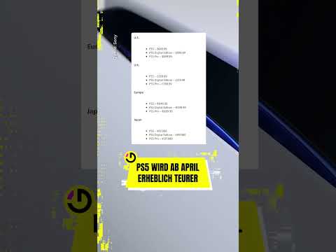 PS5 wird teurer