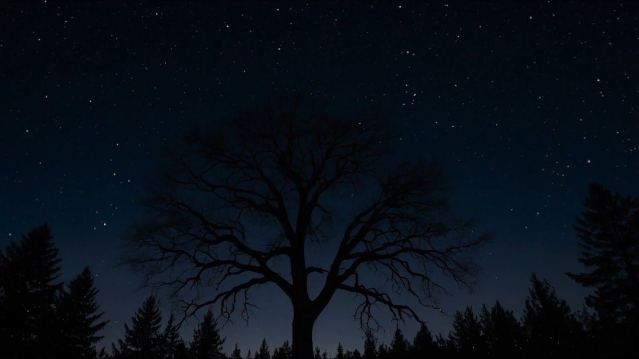 Cricket Sounds & Soft Breeze in a Forest Night | ASMR for Sleep & Relaxation