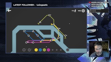 Mini-metro building some railroads