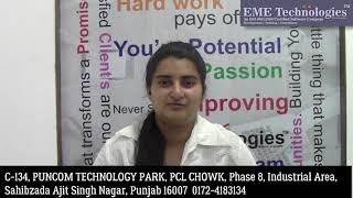 Celebrity Python Course in Mohali | Indus International University | Student Feedback | Mansi Singh Profile