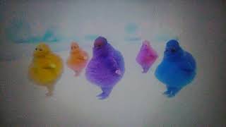 The Boohbahs Swing Their Arms And Shape Up To The Three Cheers For Eeyore & Rabbit Vhs End Credits