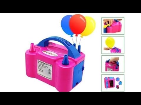 فتح علبه منفاخ البالون الكهربائي و تجربته