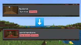 Cara merubah world survival jadi mode hardcore tanpa resourcepack dan tanpa membuat world baru screenshot 1