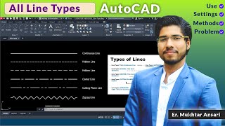 How to Draw Hidden Line, Dotted Line, Center Line in AutoCAD | Hidden Line Problems